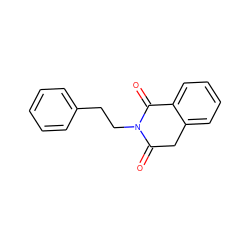 O=C1Cc2ccccc2C(=O)N1CCc1ccccc1 ZINC000000106652