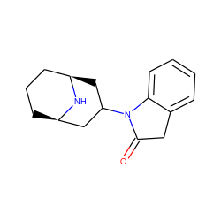 O=C1Cc2ccccc2N1C1C[C@@H]2CCC[C@H](C1)N2 ZINC000064453721