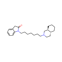 O=C1Cc2ccccc2N1CCCCCCCN1CC[C@H]2CCCC[C@@H]2C1 ZINC000299824738