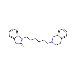 O=C1Cc2ccccc2N1CCCCCCN1CCc2ccccc2C1 ZINC000299829950