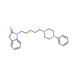 O=C1Cc2ccccc2N1CCCCCN1CCN(c2ccccc2)CC1 ZINC000045495602