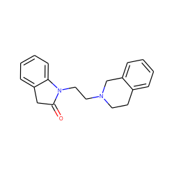 O=C1Cc2ccccc2N1CCN1CCc2ccccc2C1 ZINC000045497032