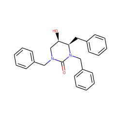 O=C1N(Cc2ccccc2)C[C@@H](O)[C@@H](Cc2ccccc2)N1Cc1ccccc1 ZINC000006580651