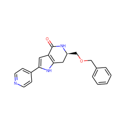 O=C1N[C@@H](COCc2ccccc2)Cc2[nH]c(-c3ccncc3)cc21 ZINC000040972658