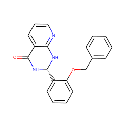 O=C1N[C@@H](c2ccccc2OCc2ccccc2)Nc2ncccc21 ZINC000473089365