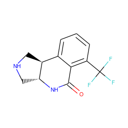 O=C1N[C@@H]2CNC[C@H]2c2cccc(C(F)(F)F)c21 ZINC000038219547