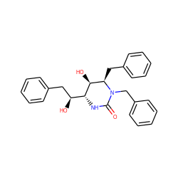 O=C1N[C@H]([C@@H](O)Cc2ccccc2)[C@@H](O)[C@@H](Cc2ccccc2)N1Cc1ccccc1 ZINC000006580668