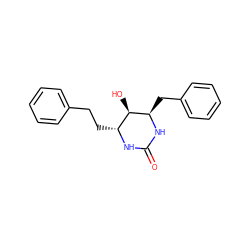 O=C1N[C@H](CCc2ccccc2)[C@@H](O)[C@@H](Cc2ccccc2)N1 ZINC000006579612