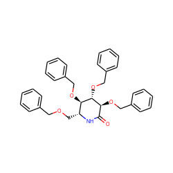 O=C1N[C@H](COCc2ccccc2)[C@@H](OCc2ccccc2)[C@H](OCc2ccccc2)[C@H]1OCc1ccccc1 ZINC000100314457