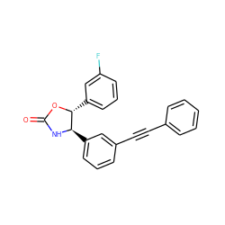 O=C1N[C@H](c2cccc(C#Cc3ccccc3)c2)[C@@H](c2cccc(F)c2)O1 ZINC000148765783