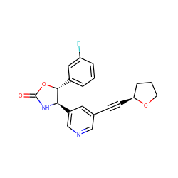 O=C1N[C@H](c2cncc(C#C[C@H]3CCCO3)c2)[C@@H](c2cccc(F)c2)O1 ZINC001772592404