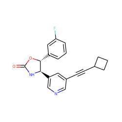 O=C1N[C@H](c2cncc(C#CC3CCC3)c2)[C@@H](c2cccc(F)c2)O1 ZINC001772574625