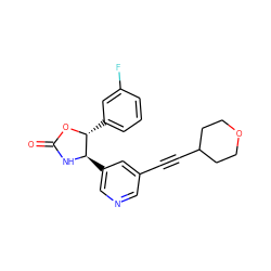 O=C1N[C@H](c2cncc(C#CC3CCOCC3)c2)[C@@H](c2cccc(F)c2)O1 ZINC001772654811