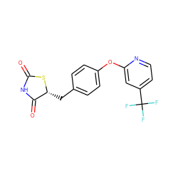 O=C1NC(=O)[C@@H](Cc2ccc(Oc3cc(C(F)(F)F)ccn3)cc2)S1 ZINC000045389659