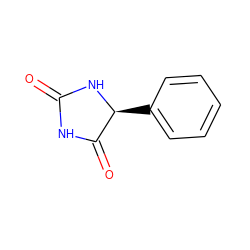 O=C1NC(=O)[C@H](c2ccccc2)N1 ZINC000000161829