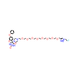 O=C1NC(=O)C(c2ccc(Oc3ccccc3)cc2)(N2CCN(CCOCCOCCOCCOCCOCCOCCOCCOCc3cn(CCF)nn3)CC2)C(=O)N1 ZINC000150543891