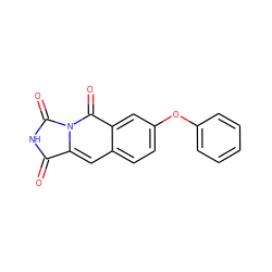 O=C1NC(=O)n2c1cc1ccc(Oc3ccccc3)cc1c2=O ZINC001772658057