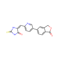 O=C1NC(=S)N/C1=C/c1ccc(-c2ccc3c(c2)COC3=O)cn1 ZINC000101463992