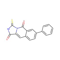 O=C1NC(=S)n2c1cc1ccc(-c3ccccc3)cc1c2=O ZINC001772582452