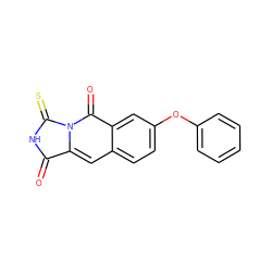 O=C1NC(=S)n2c1cc1ccc(Oc3ccccc3)cc1c2=O ZINC001772597632