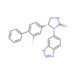 O=C1NC[C@@H](c2ccc(-c3ccccc3)c(F)c2)N1c1ccc2nc[nH]c2c1 ZINC000198379081