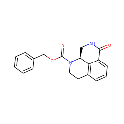 O=C1NC[C@H]2c3c(cccc31)CCN2C(=O)OCc1ccccc1 ZINC000045350630