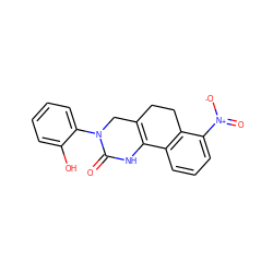 O=C1NC2=C(CCc3c2cccc3[N+](=O)[O-])CN1c1ccccc1O ZINC000299864264