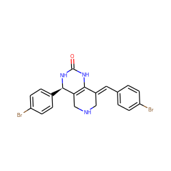 O=C1NC2=C(CNC/C2=C\c2ccc(Br)cc2)[C@@H](c2ccc(Br)cc2)N1 ZINC000096270594