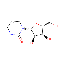 O=C1NCC=CN1[C@@H]1O[C@H](CO)[C@@H](O)[C@H]1O ZINC000033821270