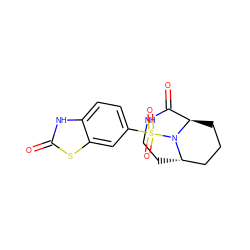 O=C1NCC[C@H]2CCC[C@H]1N2S(=O)(=O)c1ccc2[nH]c(=O)sc2c1 ZINC000101674669