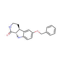 O=C1NCC[C@H]2c3cc(OCc4ccccc4)ccc3N[C@H]12 ZINC000028820143