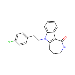 O=C1NCCCc2c1c1ccccc1n2CCc1ccc(Cl)cc1 ZINC001772603608