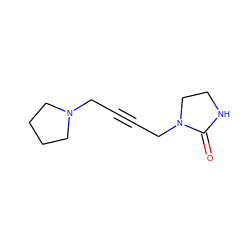 O=C1NCCN1CC#CCN1CCCC1 ZINC000001894097