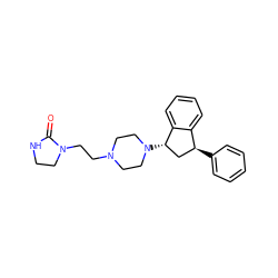 O=C1NCCN1CCN1CCN([C@H]2C[C@H](c3ccccc3)c3ccccc32)CC1 ZINC000026293121