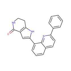 O=C1NCCc2[nH]c(-c3cccc4ccc(-c5ccccc5)nc34)cc21 ZINC000222399730