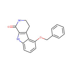 O=C1NCCc2c1[nH]c1cccc(OCc3ccccc3)c21 ZINC000028820142