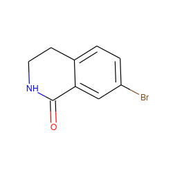 O=C1NCCc2ccc(Br)cc21 ZINC000021304142