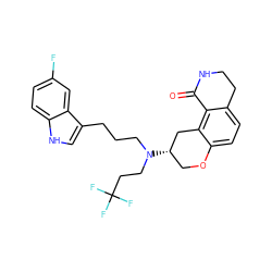 O=C1NCCc2ccc3c(c21)C[C@@H](N(CCCc1c[nH]c2ccc(F)cc12)CCC(F)(F)F)CO3 ZINC000034841902