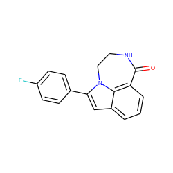 O=C1NCCn2c(-c3ccc(F)cc3)cc3cccc1c32 ZINC000003832203