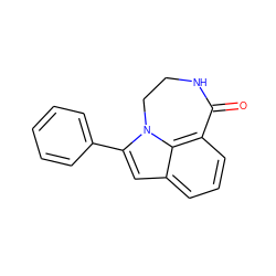 O=C1NCCn2c(-c3ccccc3)cc3cccc1c32 ZINC000003832199