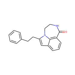 O=C1NCCn2c(CCc3ccccc3)cc3cccc1c32 ZINC000013584527