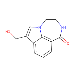 O=C1NCCn2cc(CO)c3cccc1c32 ZINC000003832180