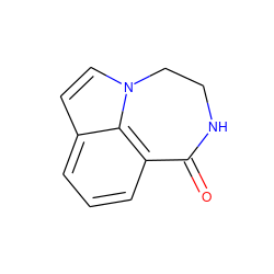 O=C1NCCn2ccc3cccc1c32 ZINC000003628257