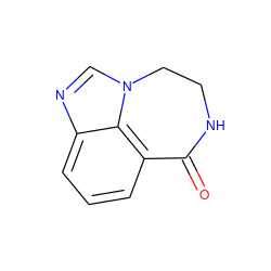 O=C1NCCn2cnc3cccc1c32 ZINC000013858421