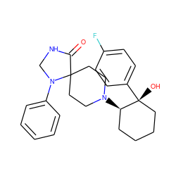 O=C1NCN(c2ccccc2)C12CCN([C@@H]1CCCC[C@@]1(O)c1ccc(F)cc1)CC2 ZINC000028564248