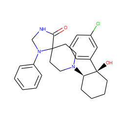 O=C1NCN(c2ccccc2)C12CCN([C@@H]1CCCC[C@@]1(O)c1cccc(Cl)c1)CC2 ZINC000028564039