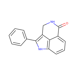 O=C1NCc2c(-c3ccccc3)[nH]c3cccc1c23 ZINC000013491969