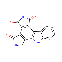 O=C1NCc2c1c1c(c3c2[nH]c2ccccc23)C(=O)NC1=O ZINC000029124066