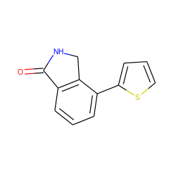 O=C1NCc2c1cccc2-c1cccs1 ZINC000063540023