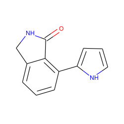 O=C1NCc2cccc(-c3ccc[nH]3)c21 ZINC000045505878